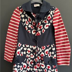 Red Valentino Mixed Print Coat